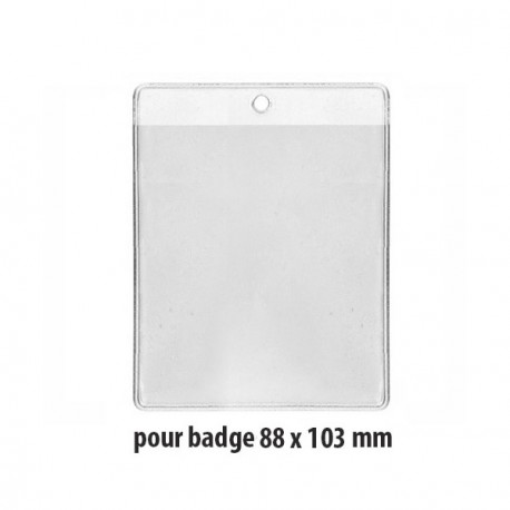 Porte-badge souple - Ref PBS/18R