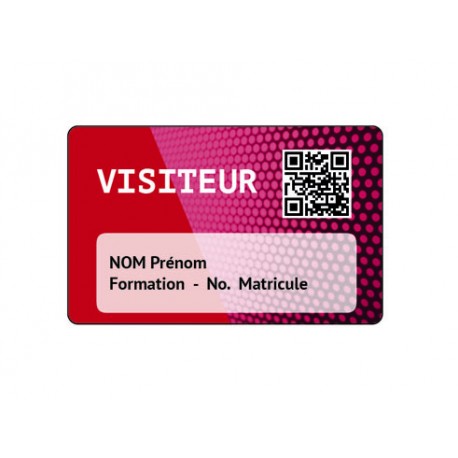 Badge MIFARE pré-imprimé Offset