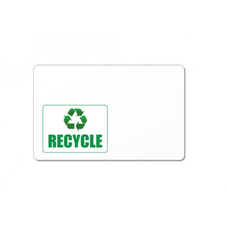 Carte PVC recyclé