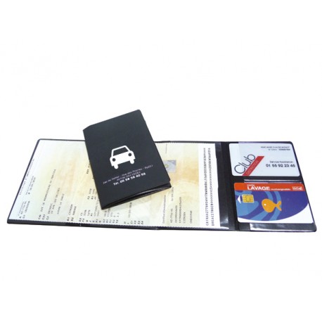 Porte carte grise - 2 cartes