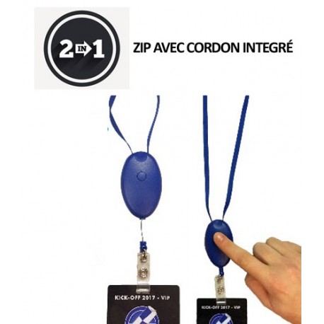 Cordon ZIP 2 en 1 