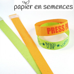 Colors Seed Paper Wristband