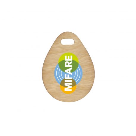 Keyfob Bamboo MIFARE