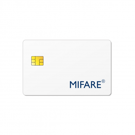 Badge MIFARE + Puce Contact